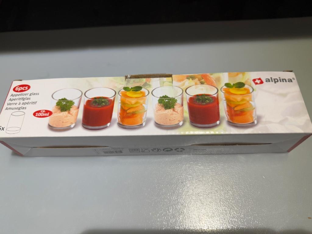 Nieuwe glazen aperitief/dessert/buffet, Ophalen of Verzenden, Nieuw, Overige materialen