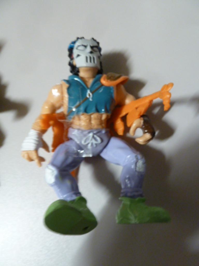 Figurine tortue NINJA Casey Jones + accessoires -1989, Enlèvement ou Envoi, Comme neuf