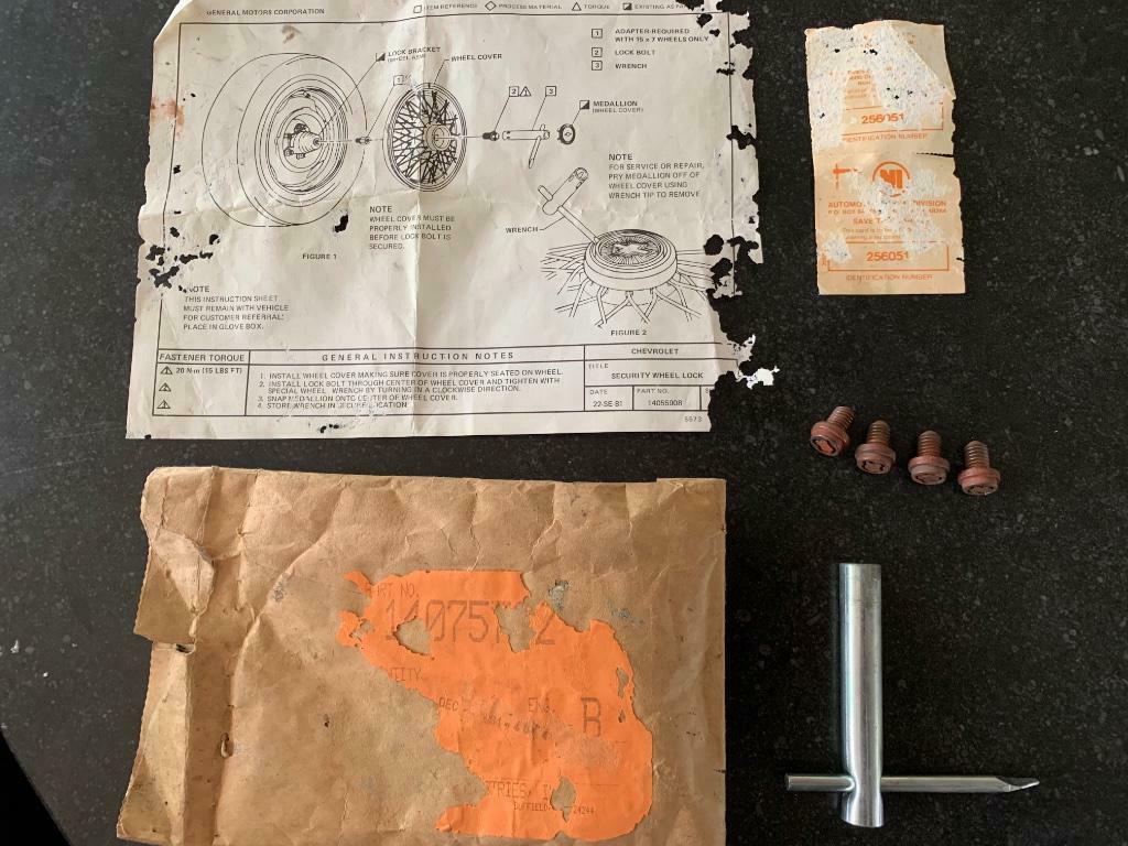 wielen veiligheidsbouten set voor Chevrolet Caprice / impala, Ophalen of Verzenden, Nieuw, Buick