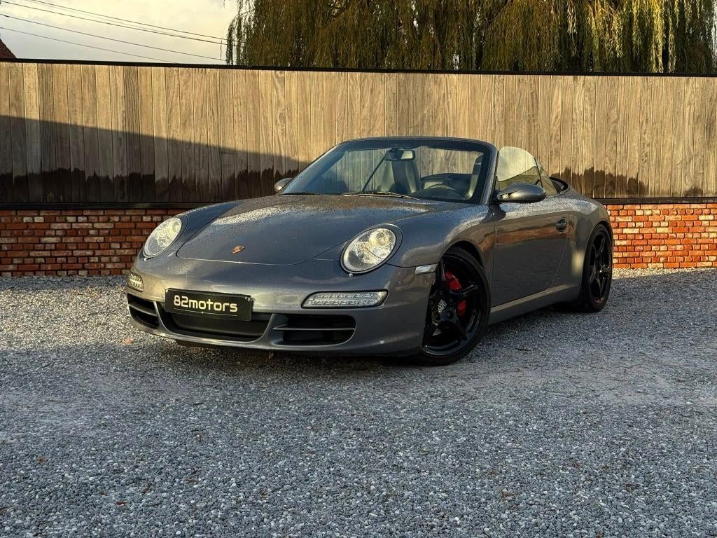 Porsche 911-997 Carrera S cabriolet/Bose/Sport Chrono/Manuel, Autos, Porsche, Cuir, Argent ou Gris, Achat, Cabriolet