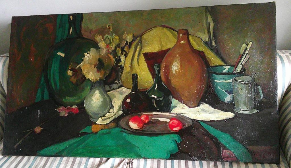 Groot) - gevarieerd Stilleven ca. 1940 - (Hessel de Boer ??), Ophalen of Verzenden