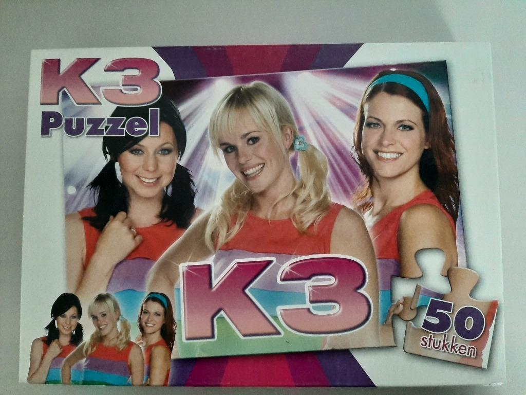 K3 puzzel, Ophalen, 10 tot 50 stukjes, Zo goed als nieuw, 4 tot 6 jaar