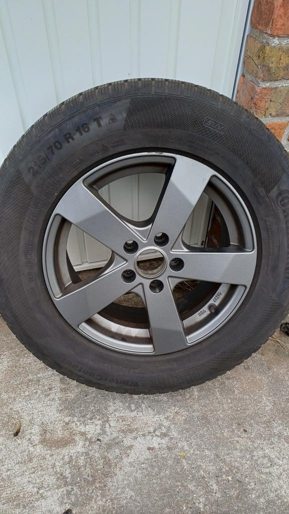 Dezent velgen met winterbanden opel grandland x, Ophalen, Gebruikt