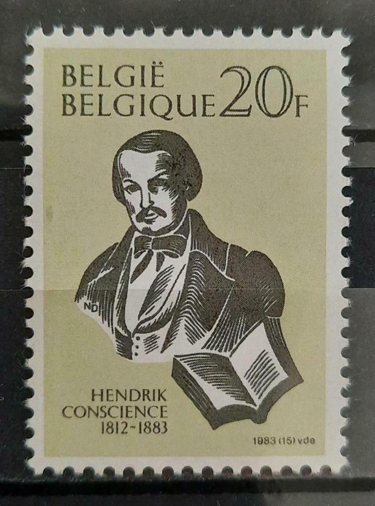 België: OBP 2106 ** Hendrik Conscience 1983., Frankeerzegel, Ophalen of Verzenden, Zonder stempel, Postfris