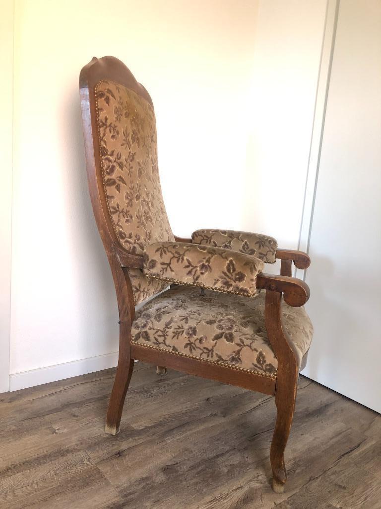 Hoge Troonstoel, Antiek en Kunst, Antiek | Meubels | Stoelen en Sofa's, Ophalen