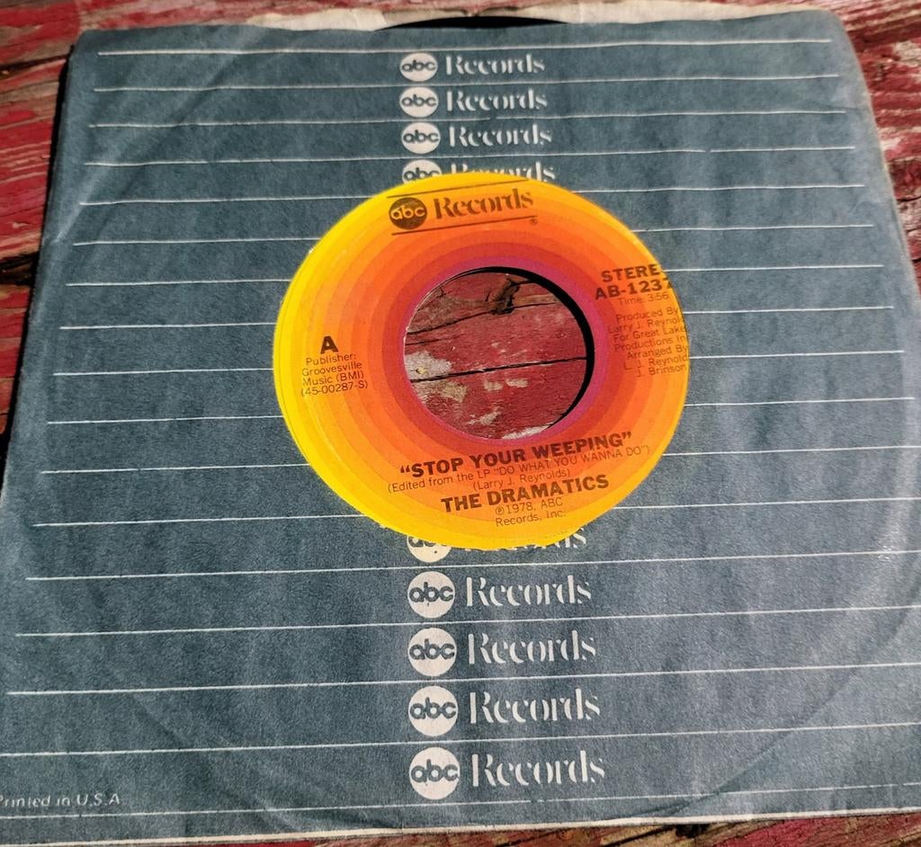 The Dramatics Stop Your Weeping 1978
Il s'agit d'un, Enlèvement ou Envoi