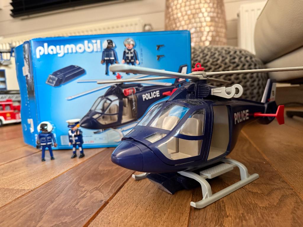 5183 playmobil politiehelikopter met zoeklicht, Enfants & Bébés, Jouets | Playmobil, Utilisé, Enlèvement