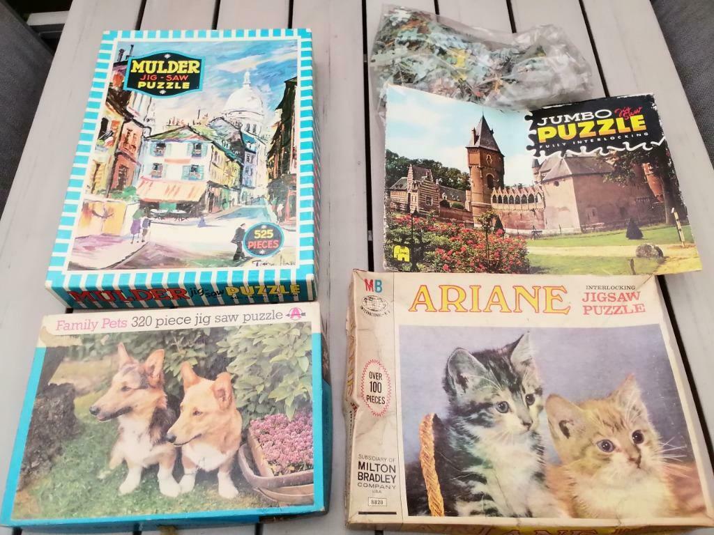 Lot de puzzles anciens, Enlèvement ou Envoi, Utilisé
