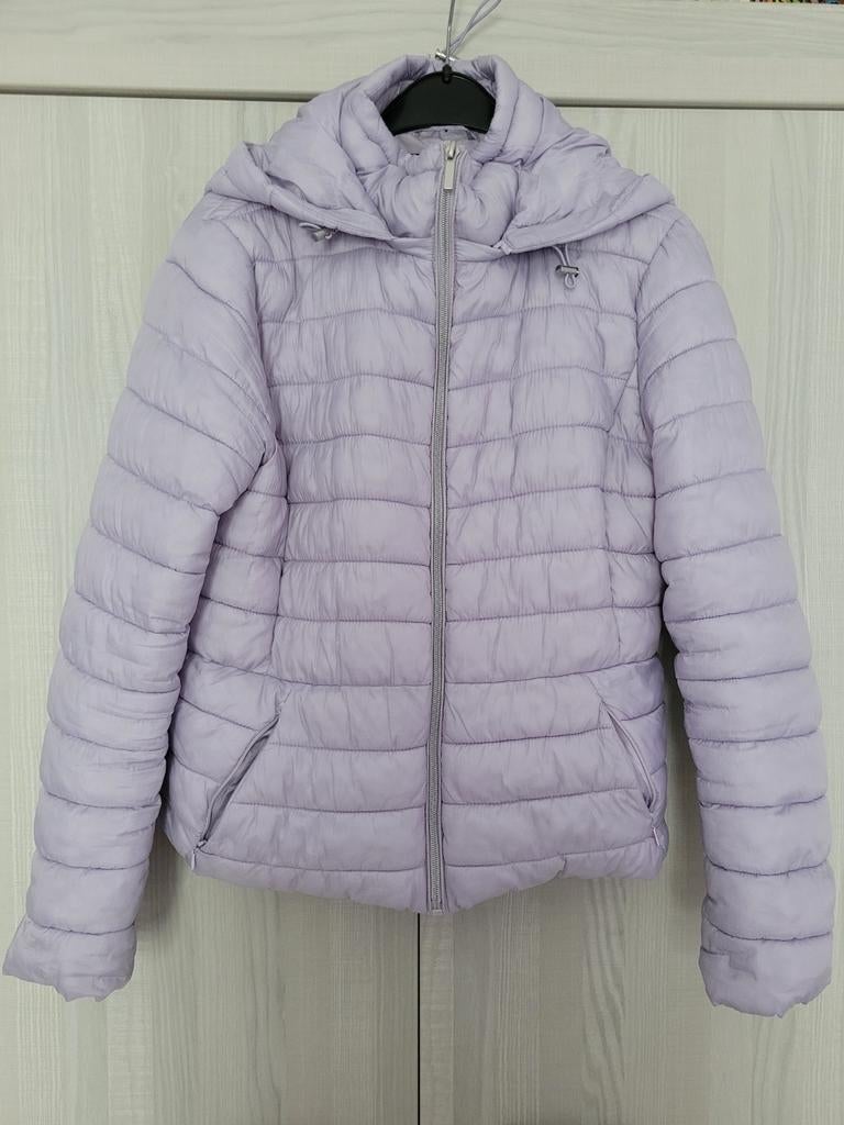 Doudoune d'hiver à capuche lilas - Zara - taille 40-42, Vêtements | Femmes, Vestes | Hiver, Taille 38/40 (M), Enlèvement ou Envoi