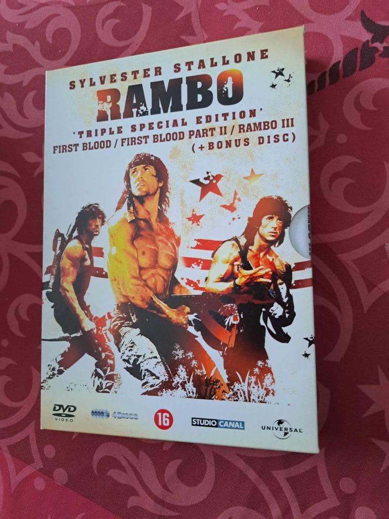 rambo box ( sylvester stallone, Cd's en Dvd's, Ophalen of Verzenden
