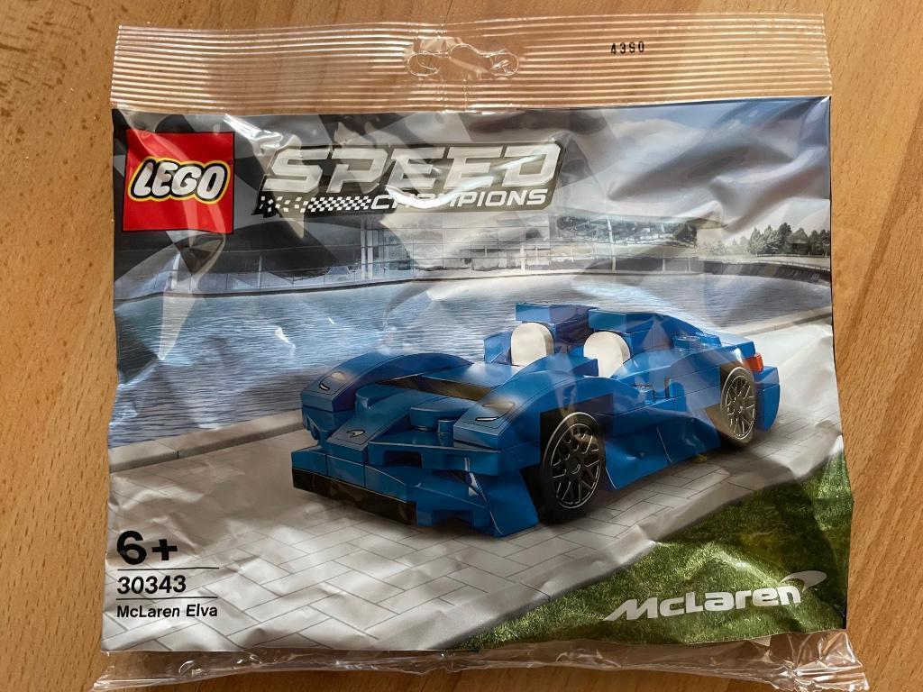 Lego 30343 speed champions McLaren elva pollybag 6x, Ophalen of Verzenden, Nieuw, Complete set, Lego
