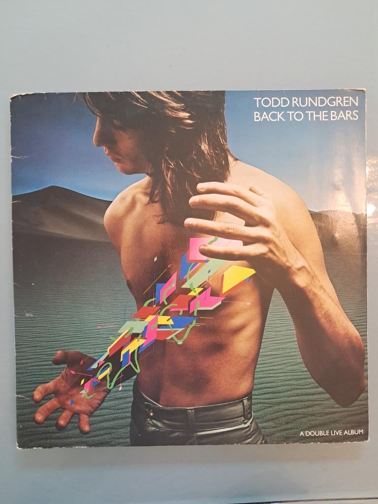 Todd rundgren 2 lp .back to the bars 1978..pop rock, Cd's en Dvd's, Verzenden, Zo goed als nieuw