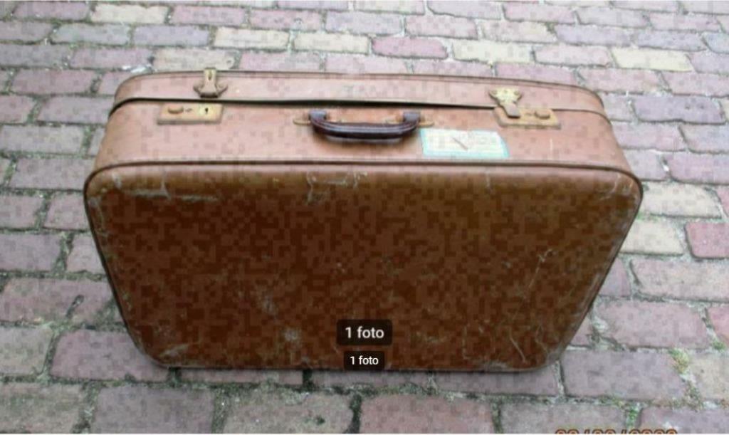 Mooie Grote Antieke Reiskoffer - 66x44x18, Antiek en Kunst, Verzenden