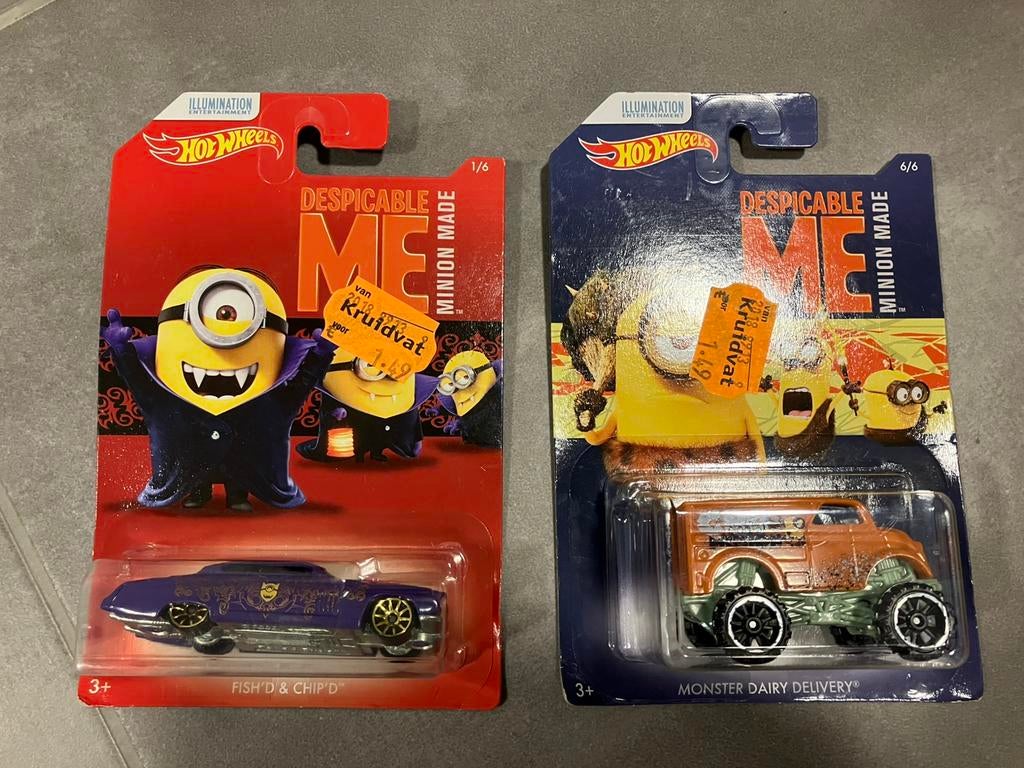 Hotwheels auto minions, Ophalen of Verzenden, Nieuw