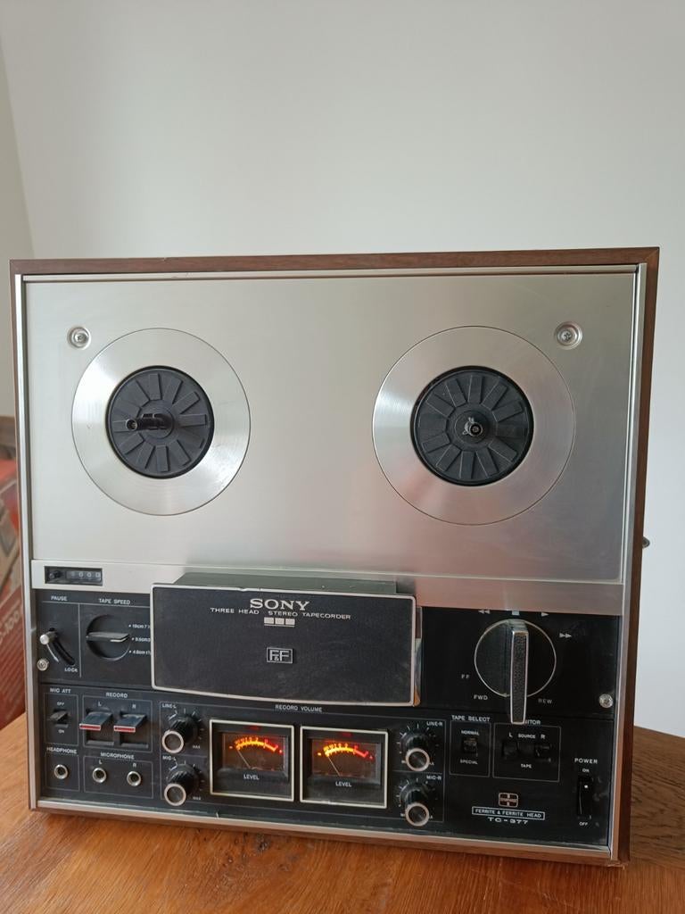 Sony TC-377 3-Head Stereo Taperecorder – defect / project, Enlèvement