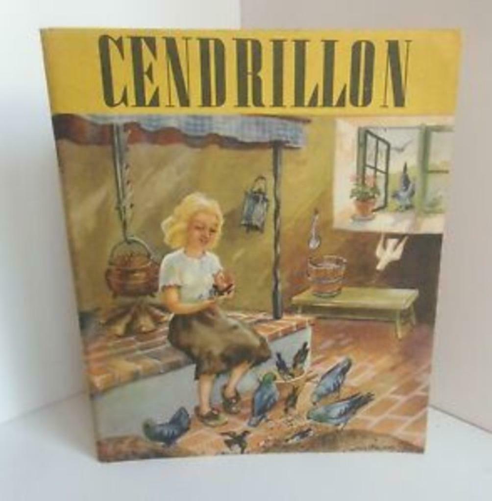 Cendrillon Perrault Grimm Nils Hanssen 1948, Garçon ou Fille, Enlèvement ou Envoi, Utilisé, Contes (de fées)
