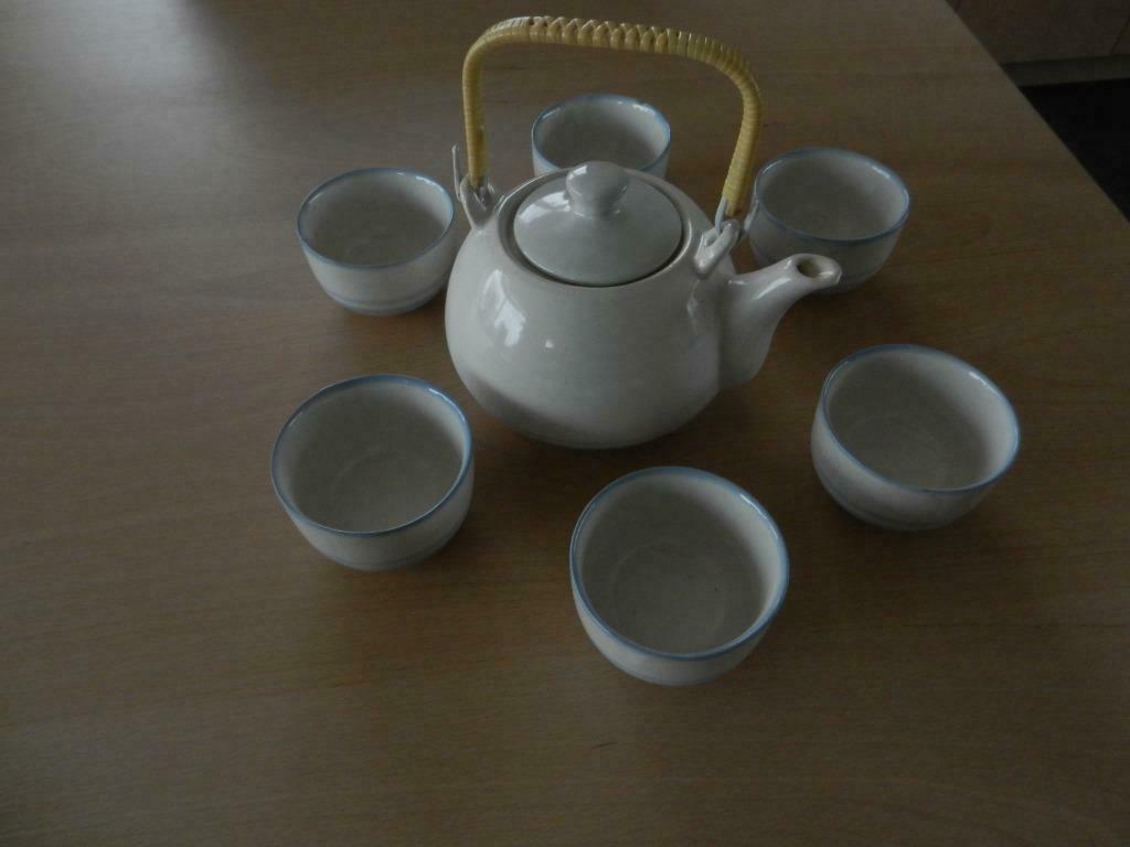 theeserviesje, Huis en Inrichting, Ophalen of Verzenden, Nieuw, Aardewerk, Compleet servies