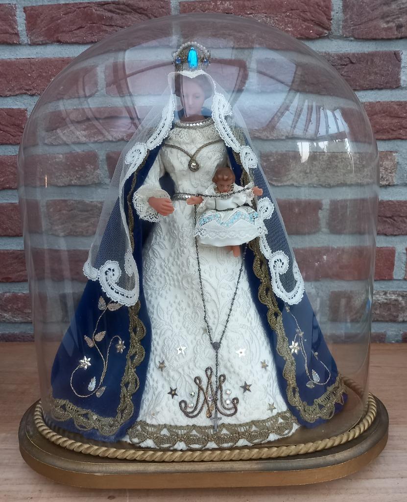 Lieve Vrouw onder stolp, Antiek en Kunst, Ophalen