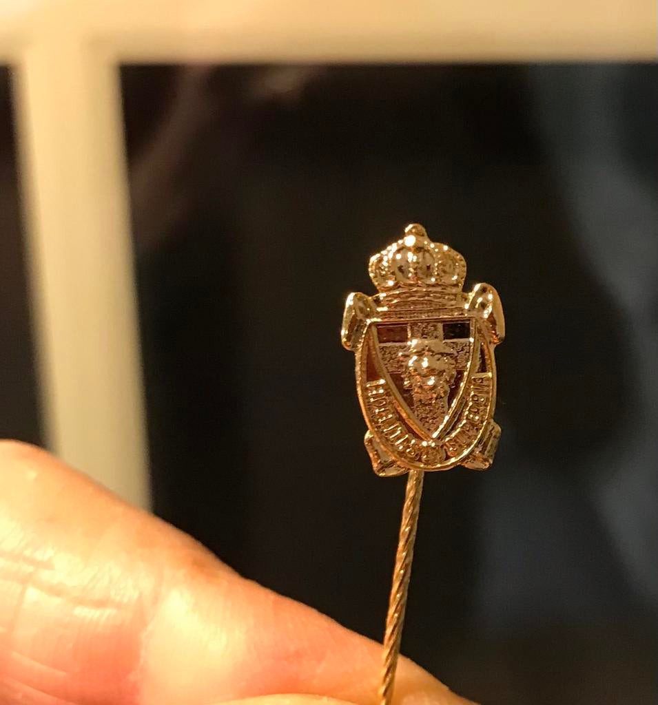 Kraagspeld - kenteken Bataljon Bevrijding - goud, Verzamelen, Speldjes, Pins en Buttons, Ophalen of Verzenden, Zo goed als nieuw