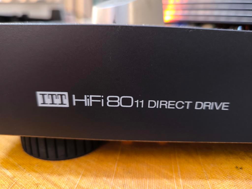 ITT HiFi 80 11 draaitafel met directe aandrijving, Audio, Tv en Foto, Platenspelers, Refurbished, Pitch-regelaar, Platenspeler