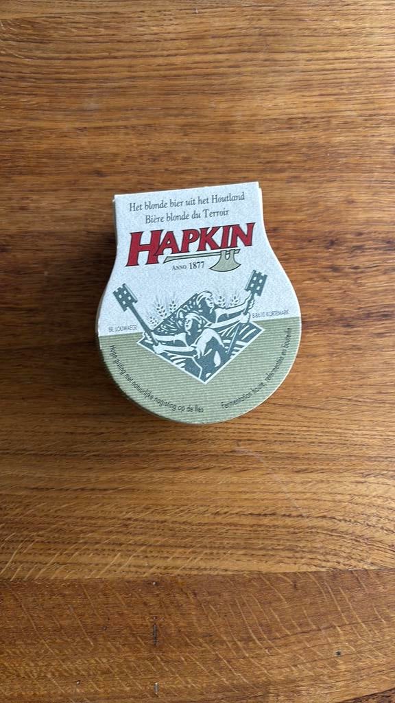 Bierviltjes Hapkin, Ophalen of Verzenden, Zo goed als nieuw