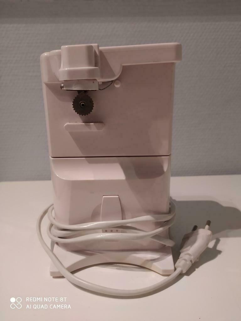 Elektrische flessenopener en messenslijper, Huis en Inrichting, Keuken | Keukenbenodigdheden, Ophalen of Verzenden, Gebruikt