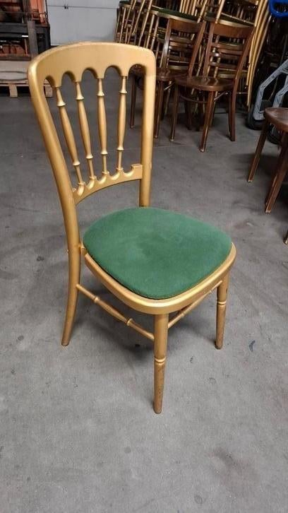 12 thonet napoleon stapelbare bentwood gold stoel horeca pub, Ophalen of Verzenden, Gebruikt, Hout