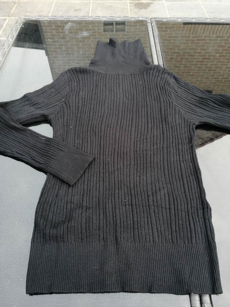 TRUI MET KOL ZWART MERK ZEEMAN  – MAAT 44 – NIEUW, Enlèvement ou Envoi, Zeeman, Noir, Taille 42/44 (L)