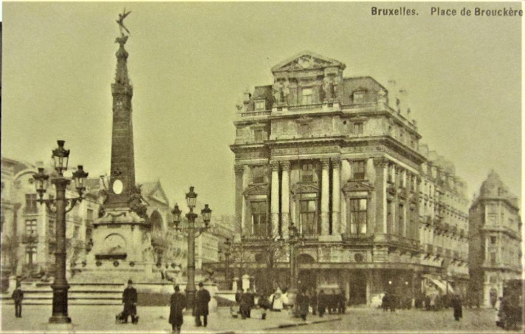 ZICHTKAARTEN- BRUSSEL- PLACE DE BROUCKERE, Ophalen of Verzenden, Ongelopen, Stad of Dorp