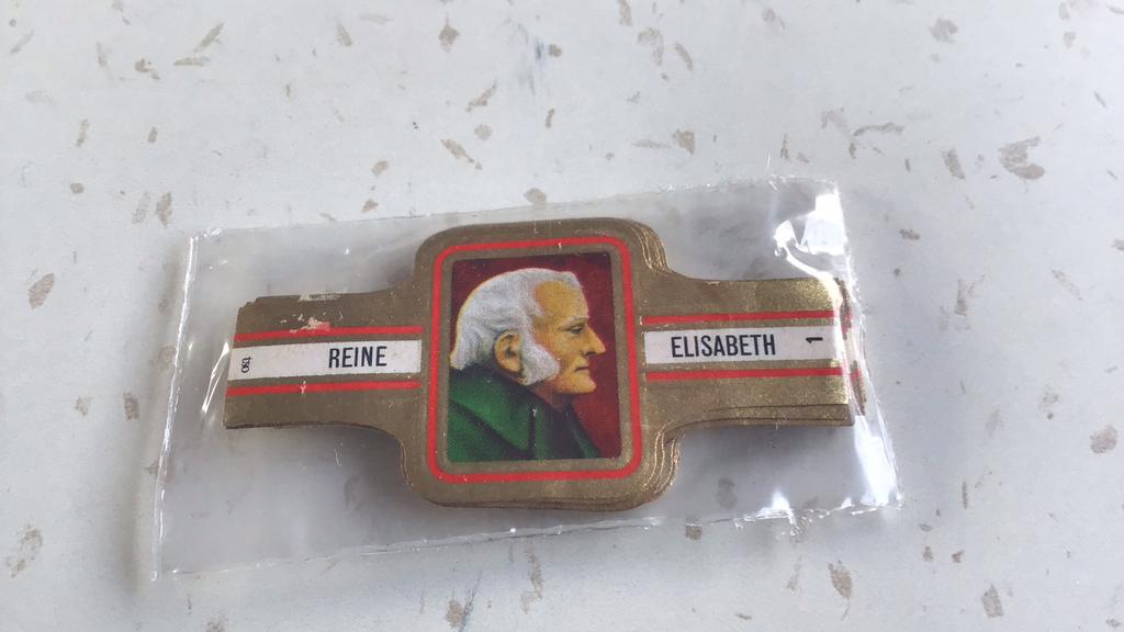 Reine Elisabeth sigarenbandjes, Ophalen of Verzenden, Zo goed als nieuw, Sigarenbandjes