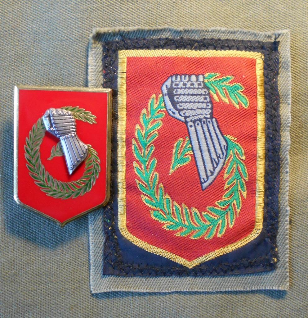 LEGION ETRANGERE / LOT 6em Brigade blindé légère, Envoi, Armée de terre, Emblème ou Badge
