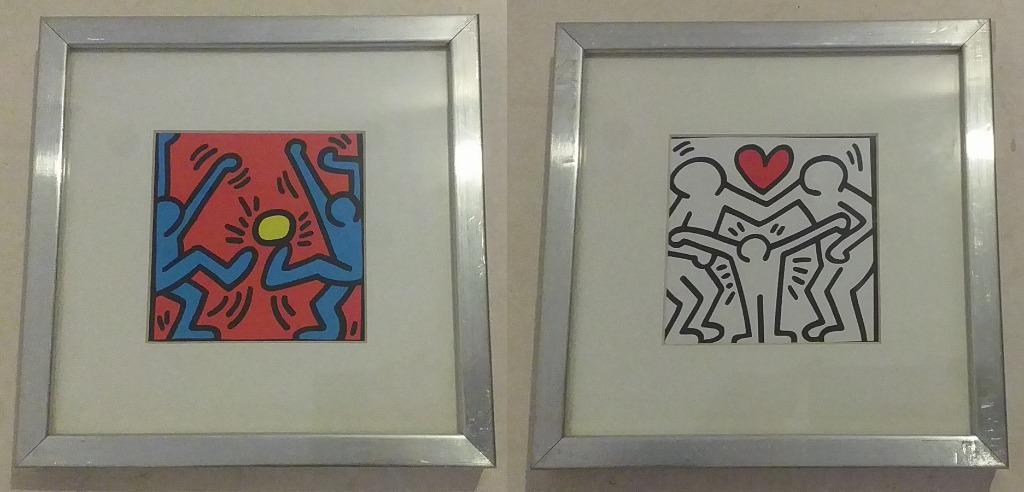 2 Keith Haring prints - Nordic Press, 1989, Enlèvement ou Envoi