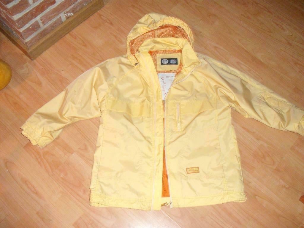 regenjas met afneembare kap maat 128, Kinderen en Baby's, Kinderkleding | Maat 128, Gebruikt, C&A, Meisje, Ophalen of Verzenden