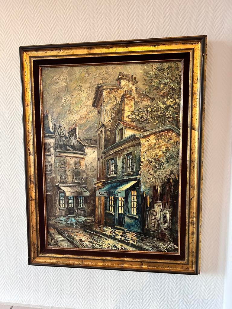 Rusinol oliekaart „restaurant”, Ophalen