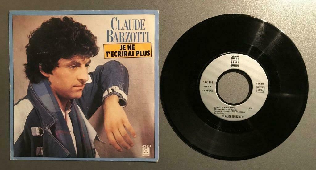 Vinyle de Claude Barzotti -, Enlèvement ou Envoi, Utilisé, Single