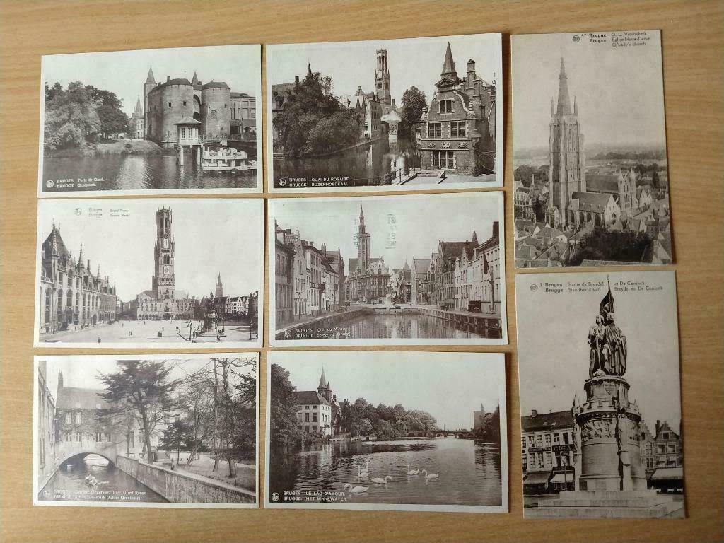 Oude postkaarten van Brugge, Collections, Cartes postales | Belgique, Flandre Occidentale, Enlèvement ou Envoi