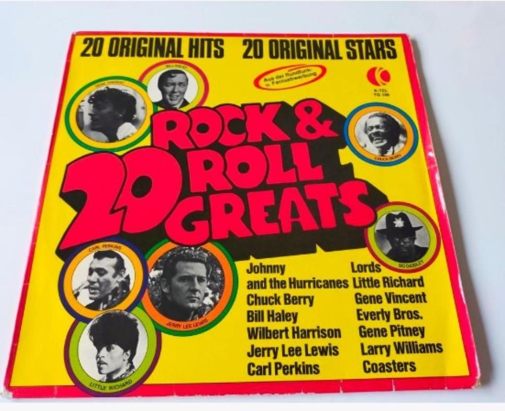 Le vinyle LP Rock 'n Roll fait la part belle au Rockabilly P, Enlèvement ou Envoi, 12 pouces