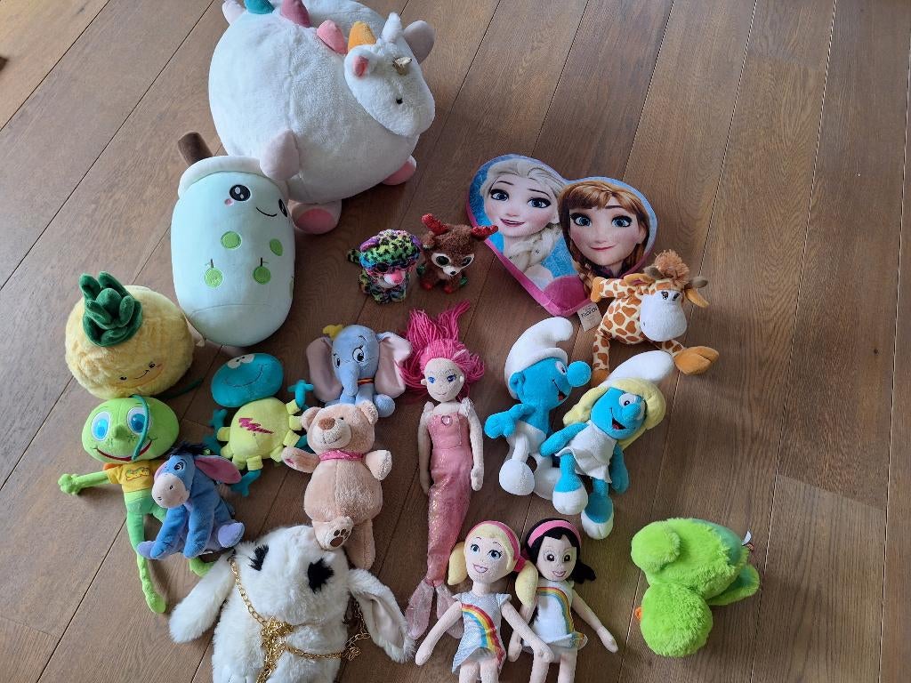 knuffels Woody, TYsilk, K3, smurfen, frozen, Enlèvement, Comme neuf, Autres types