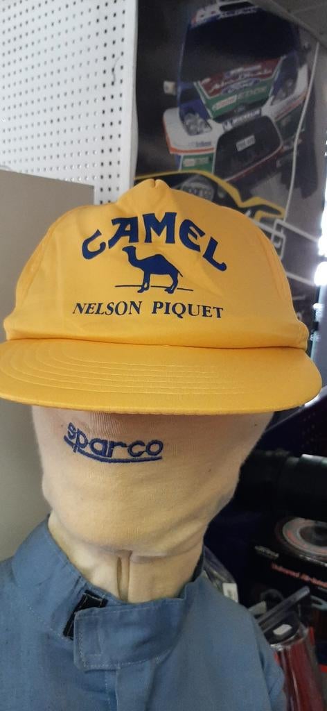 Casquette Nelson Piquet Camel F1, Enlèvement ou Envoi, Comme neuf, Casquette