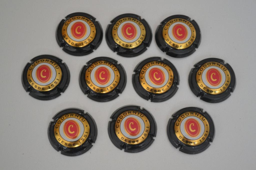lot 10 capsules de cava identiques Codorniu, Verzamelen, Ophalen, Gebruikt