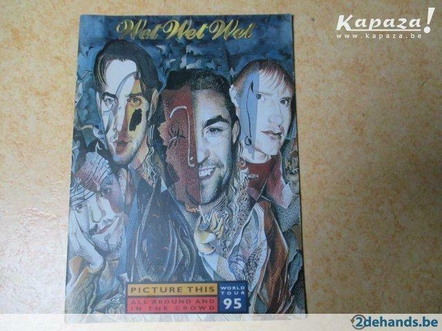 Tourneeboek band Wet Wet Wet, Picture this, 1995, Ophalen of Verzenden, Nieuw
