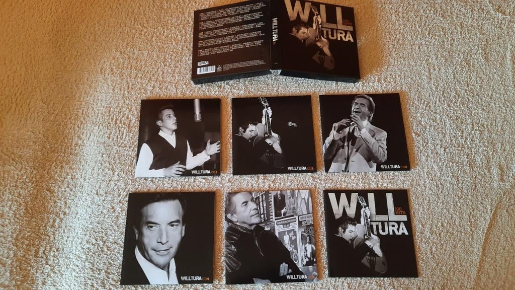 5CD box WILL TURA  100 Hits, Ophalen of Verzenden, Zo goed als nieuw, Pop