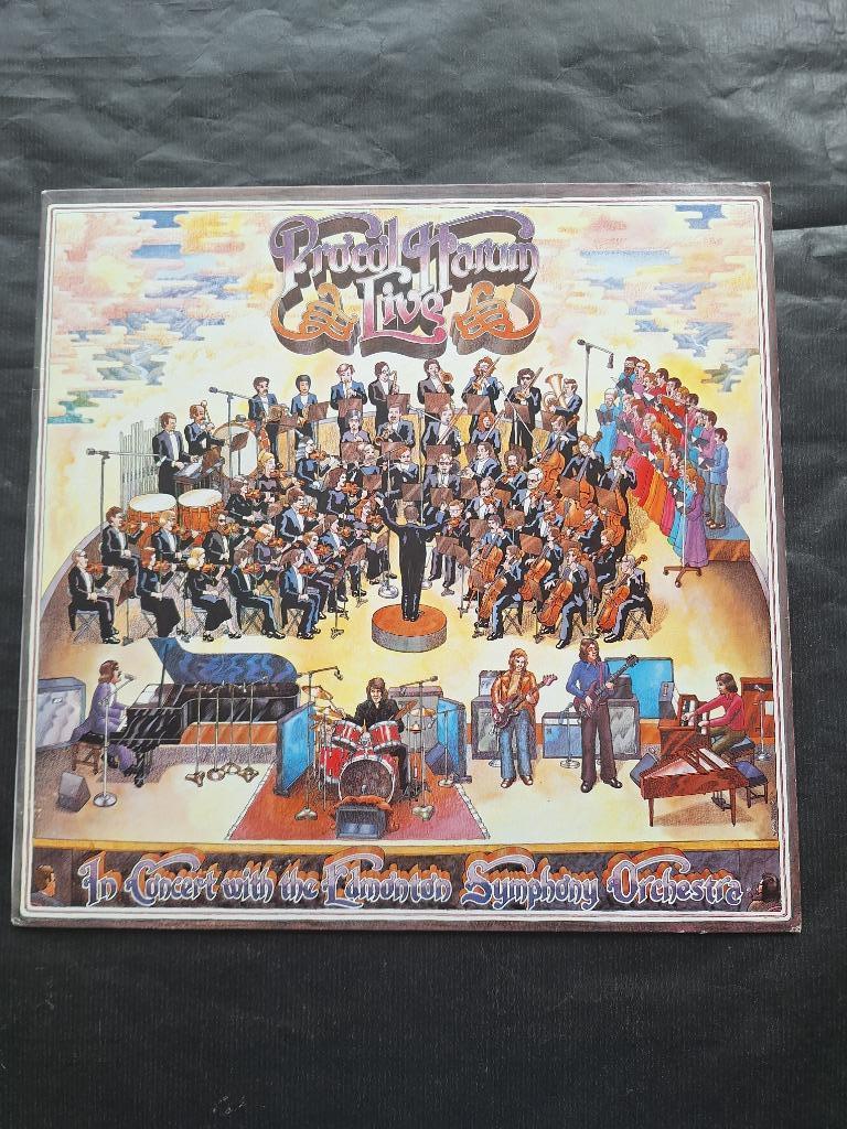 PROCOL HARUM "Live" rock LP (1972) IZGS, Ophalen of Verzenden, Zo goed als nieuw, 12 inch, Progressive