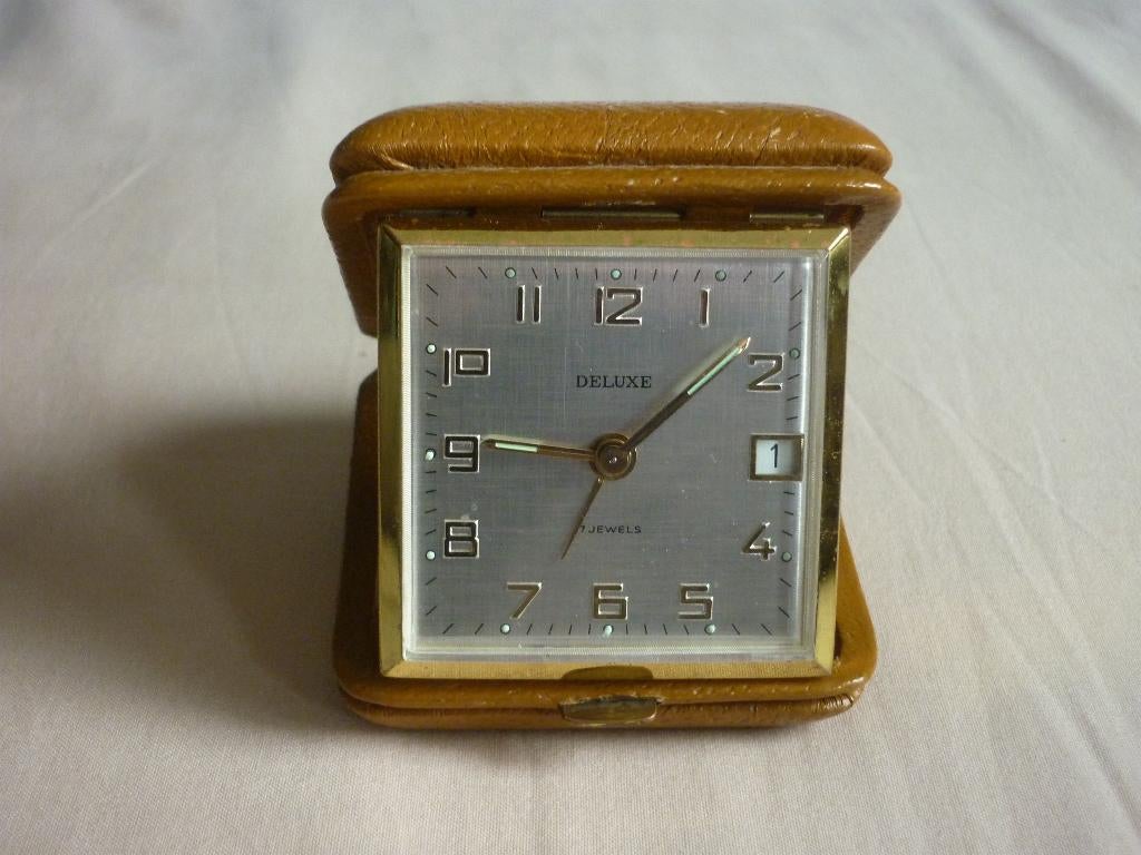 Reiswekker - Alarmklok Wekker Deluxe 2 Jewels, Elektronische apparatuur, Ophalen of Verzenden, Gebruikt, Analoog