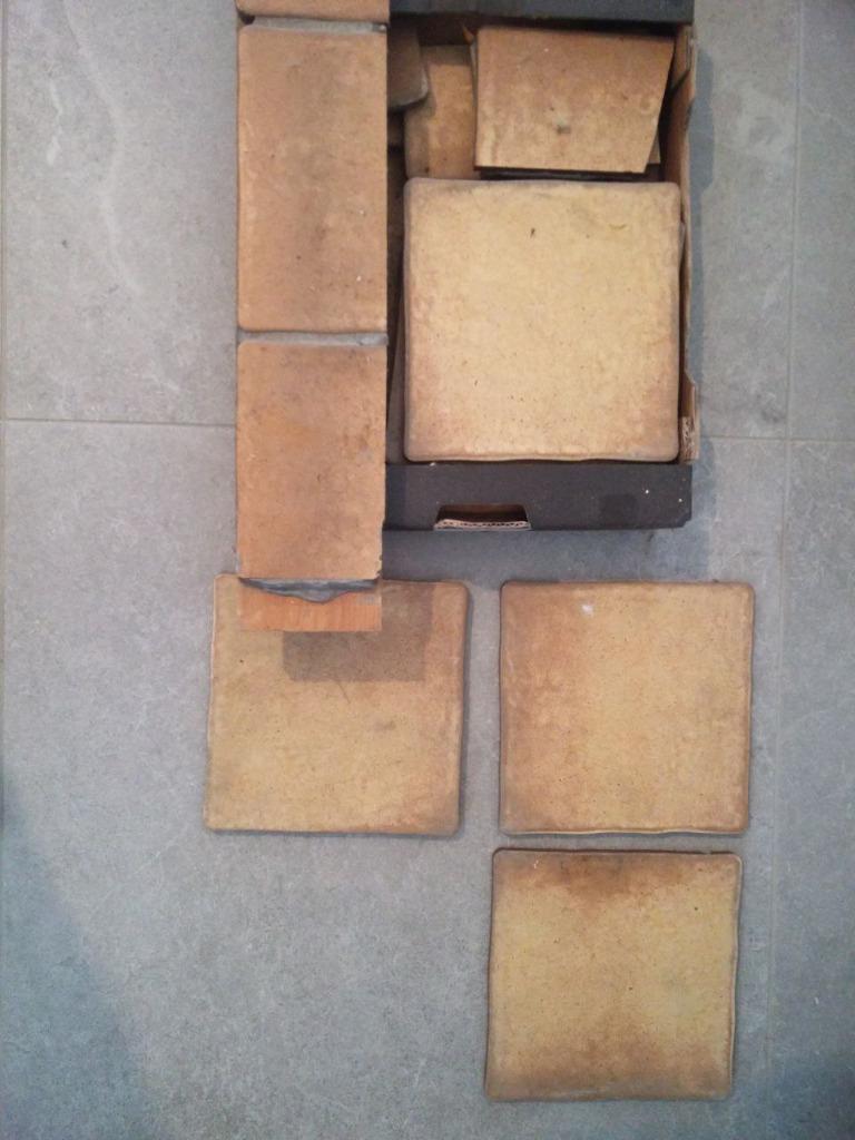 Vieux carrelage, Enlèvement, Utilisé