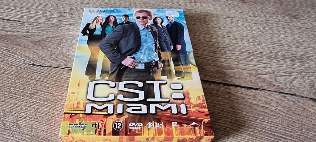 CSI Miami Seizoen 3 Aflevering 3.1 tot 3.12, À partir de 12 ans, Enlèvement ou Envoi, Comme neuf, Coffret