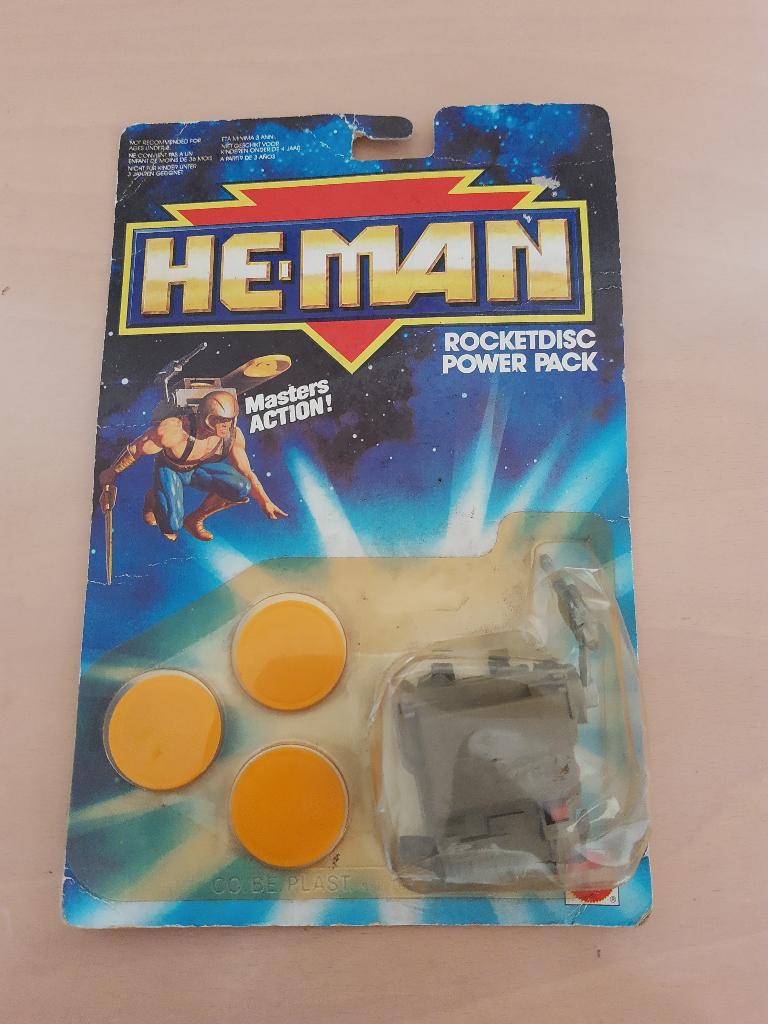 HE-MAN - ROCKET DISK POWER PACK (1989), Ophalen of Verzenden, Nieuw