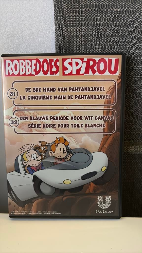 DVD Robbedoes Spirou (2 verhalen), Cd's en Dvd's, Ophalen of Verzenden, Gebruikt