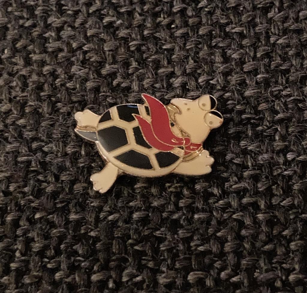 PIN - SCHILDPAD - TORTUE - TURTLE, Verzenden, Gebruikt, Dier of Natuur, Speldje of Pin