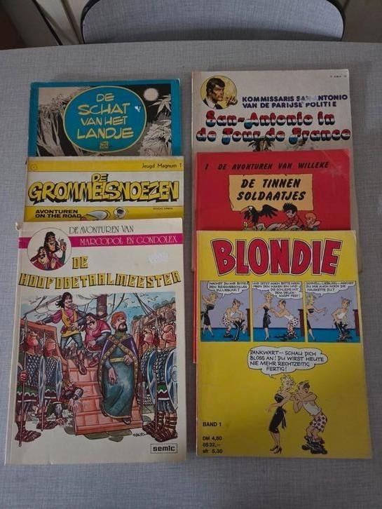 6 x 1ste druk, Boeken, Stripverhalen, Zo goed als nieuw, Ophalen of Verzenden